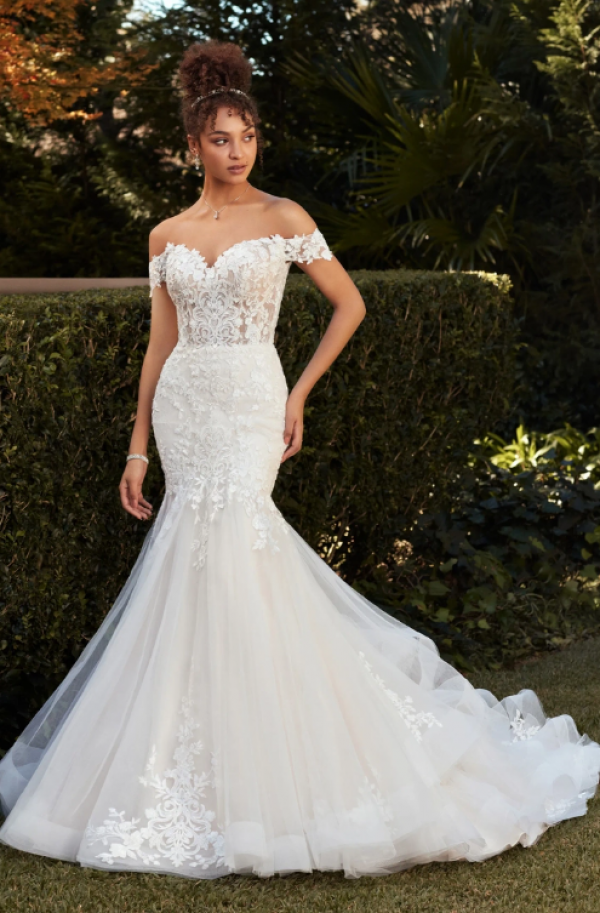 Gaun Ball Gown berpotongan mermaid